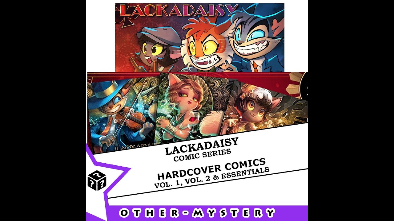 Lackadaisy: Comic Collections Vol 1 & 2 + Essentials books