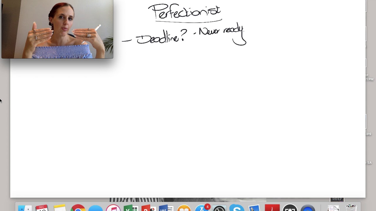 How do perfectionist students deal with deadlines? (Perfectionism Course 3/7)