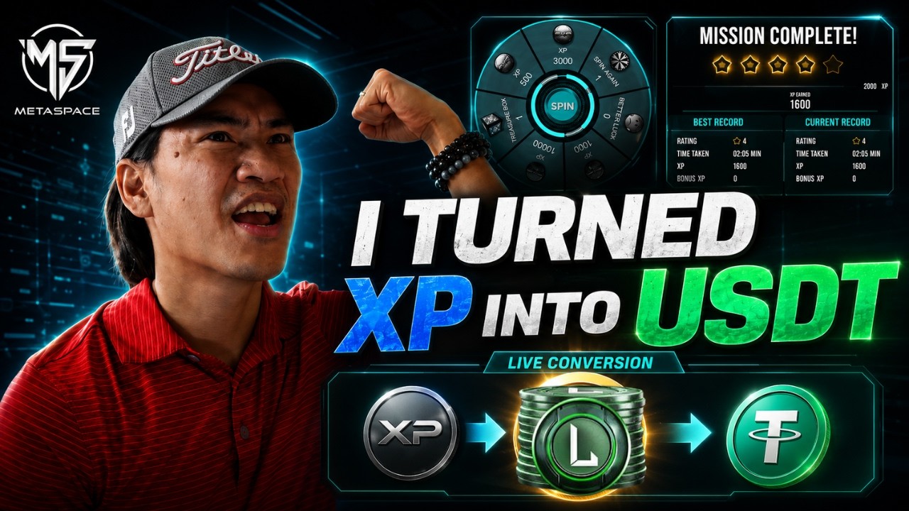 I Turned MetaSpace XP Into USDT Full Process | MetaSpace Review