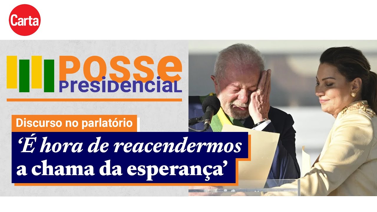 LULA RECEBE A FAIXA E CHORA AO FALAR DA FOME | Posse presidencial
