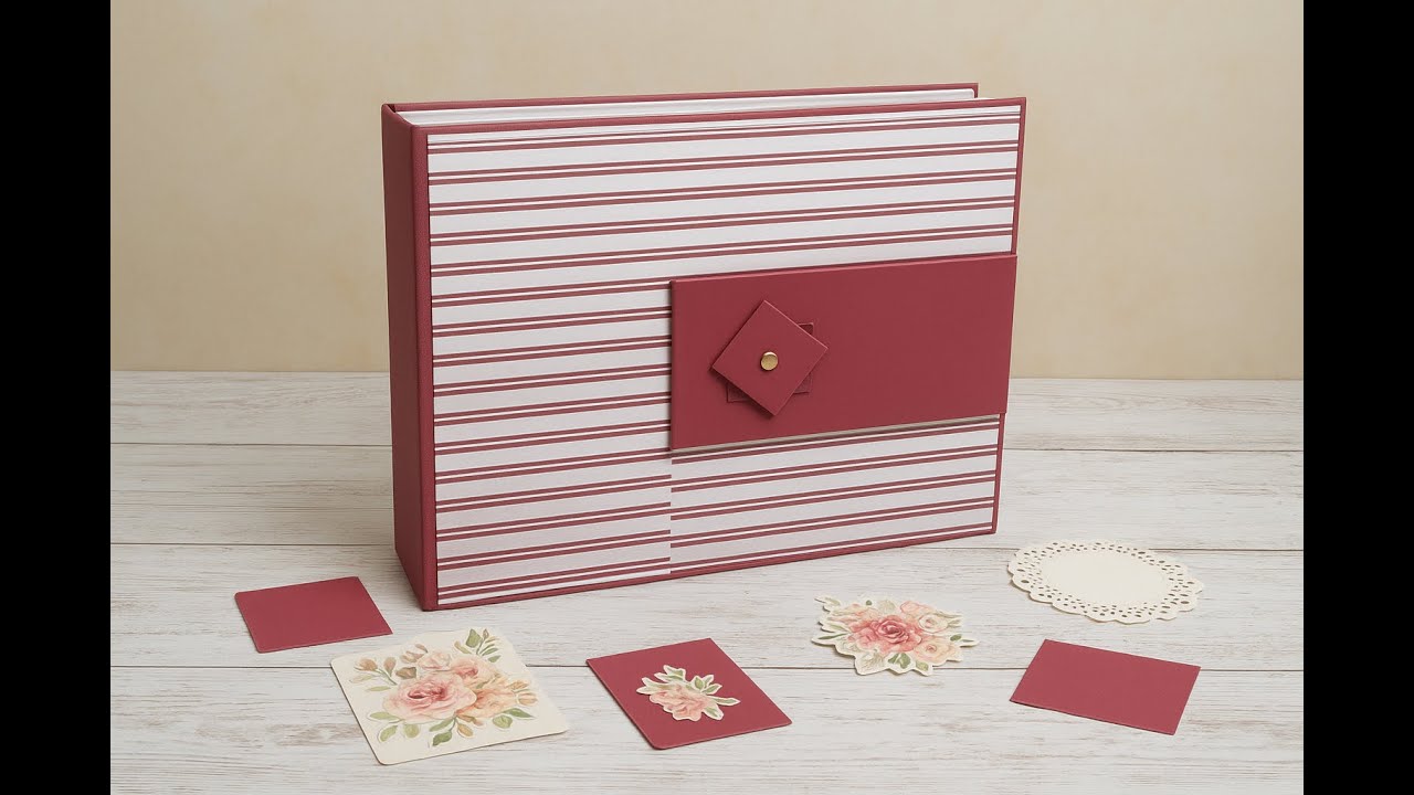 Album con pop up piccola parte 7 encuadernacion y video inspiracion (colaboracion @MadeByAmaranta )