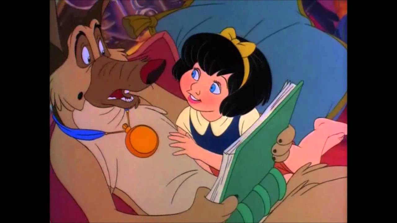 Charlie Reads Annemarie a Bedtime Story