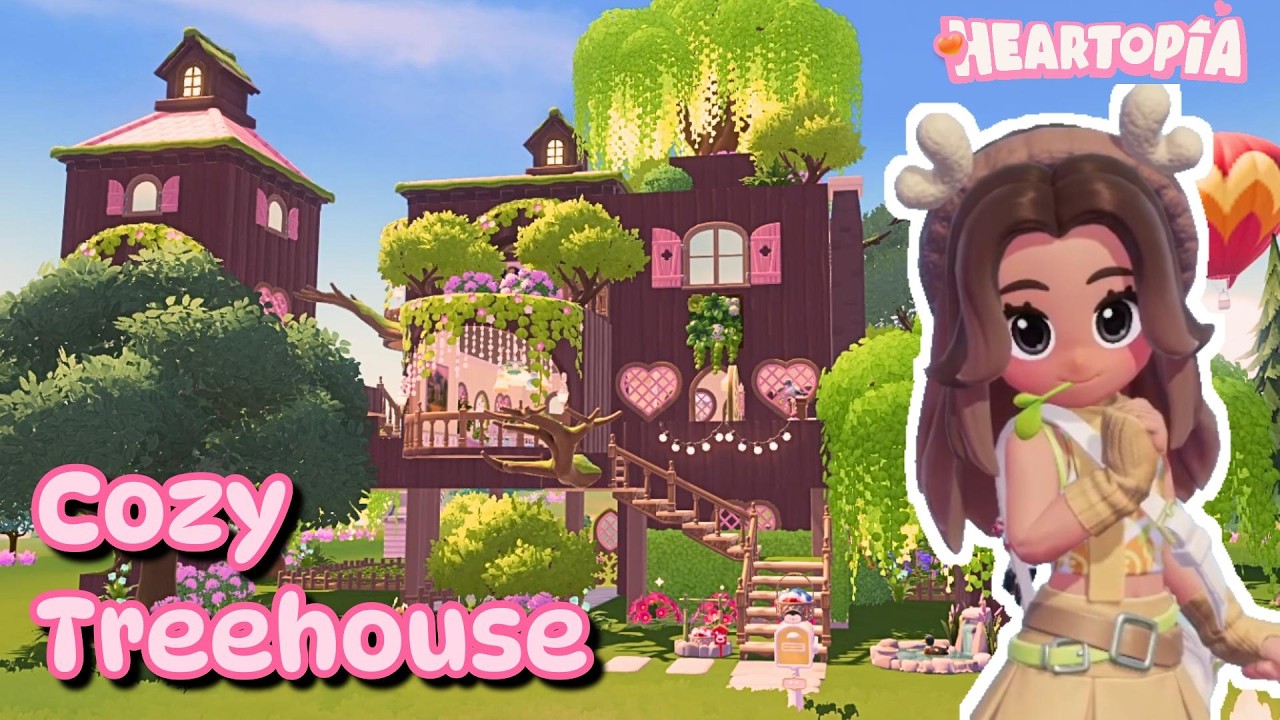 I Built a COZY TREEHOUSE in Heartopia