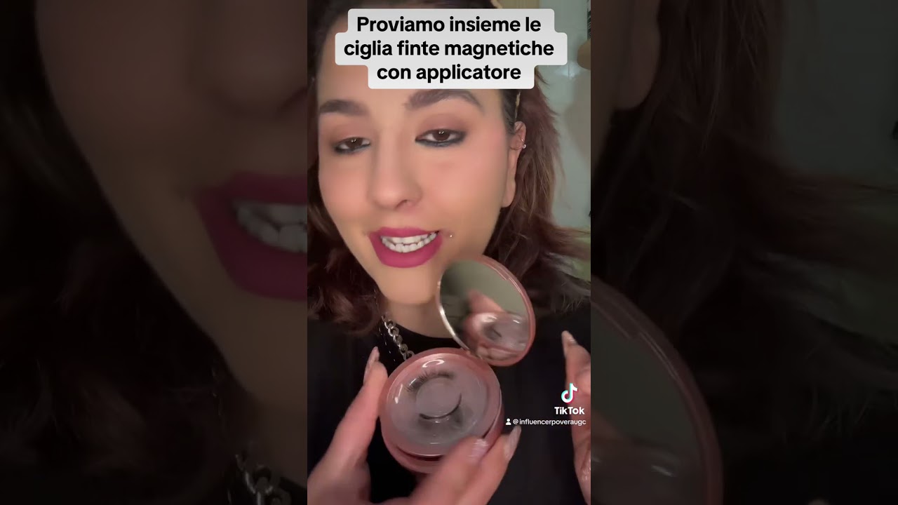 Ciglia finte magnetiche con applicatore !!
