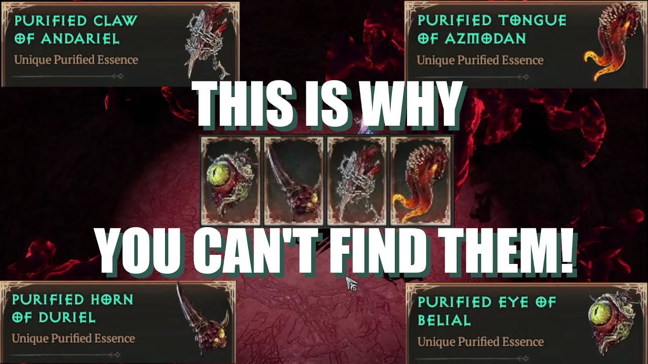 WHERE IS PURIFIED ESSENCE?! - Secret Lesser Evils Boss Fight - Diablo 4 (Season 11)