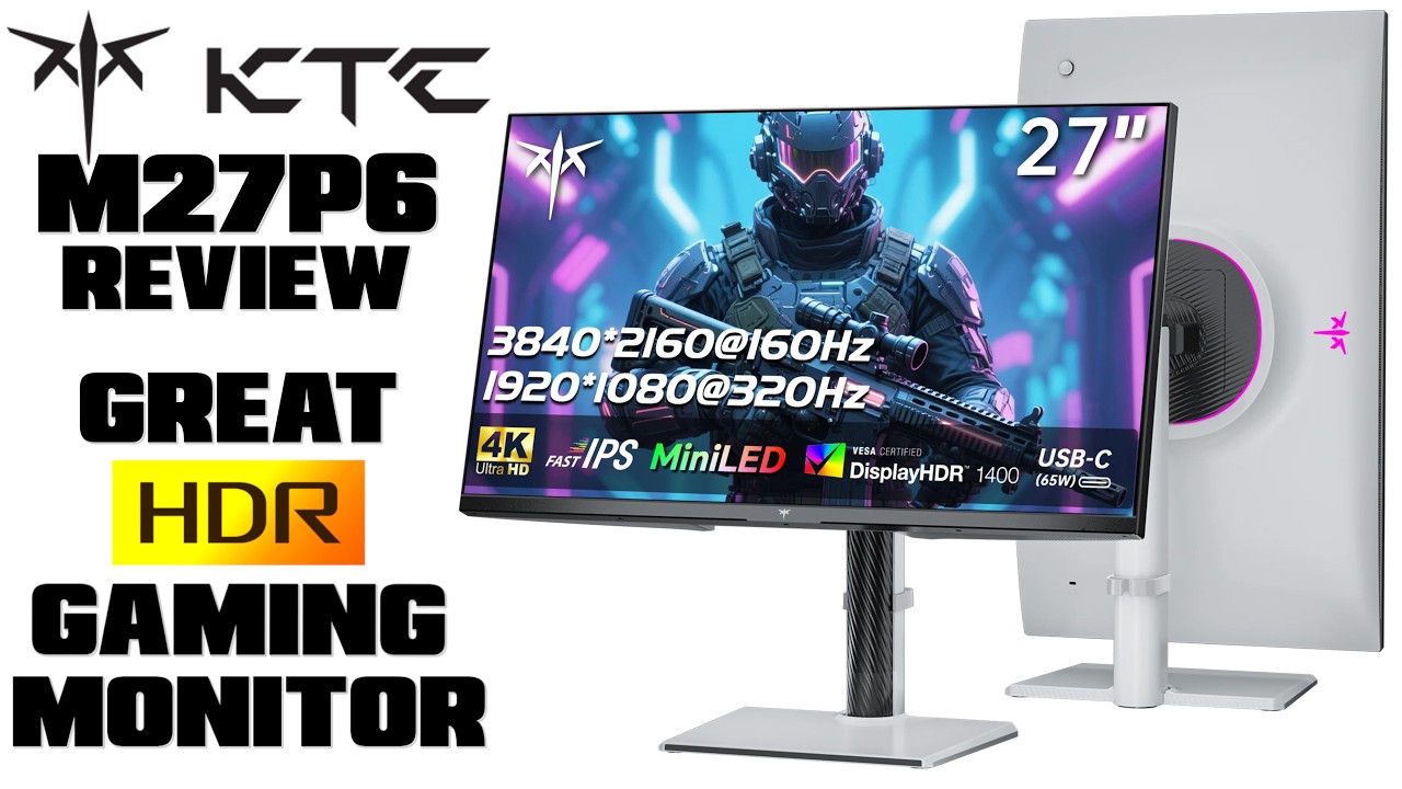 Отличный игровой монитор 4K HDR - KTC M27P6 Mini LED 27