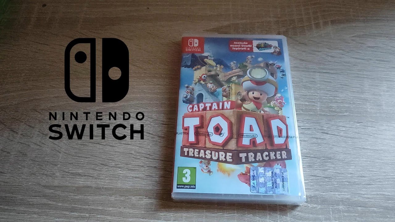 CAPTAIN TOAD TREASURE TRACKE NINTENDO SWITCH UNBOXING EDIZIONE ITALIANA