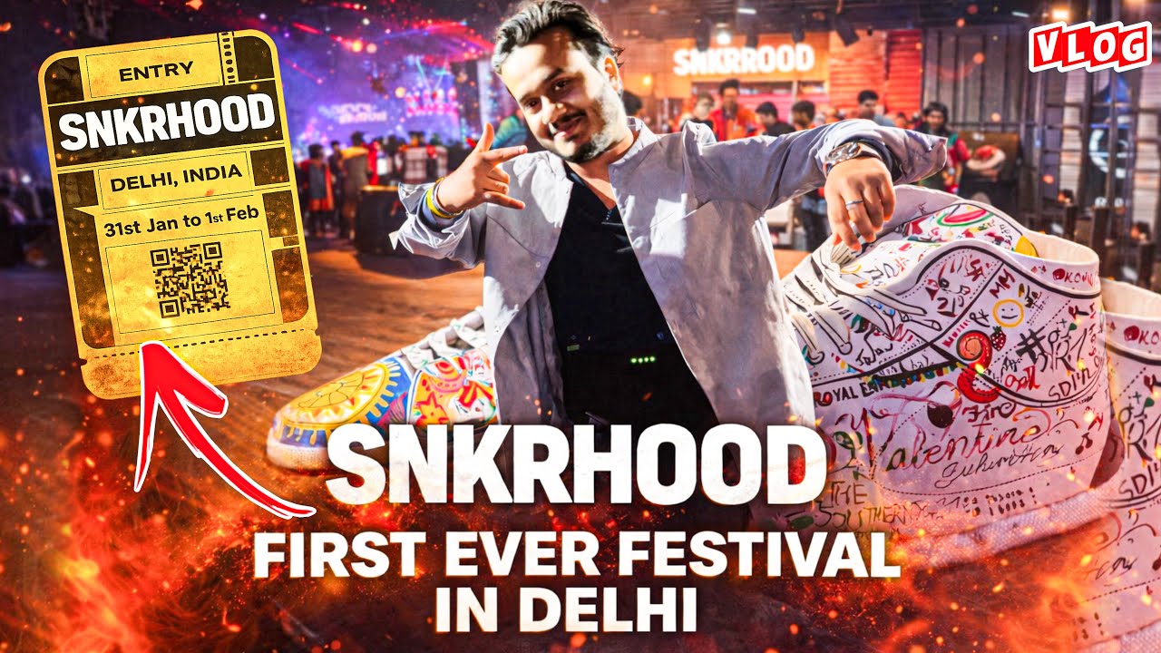 SNKR HOOD First Ever In Delhi / Mini Coper Car Le li ? 😳
