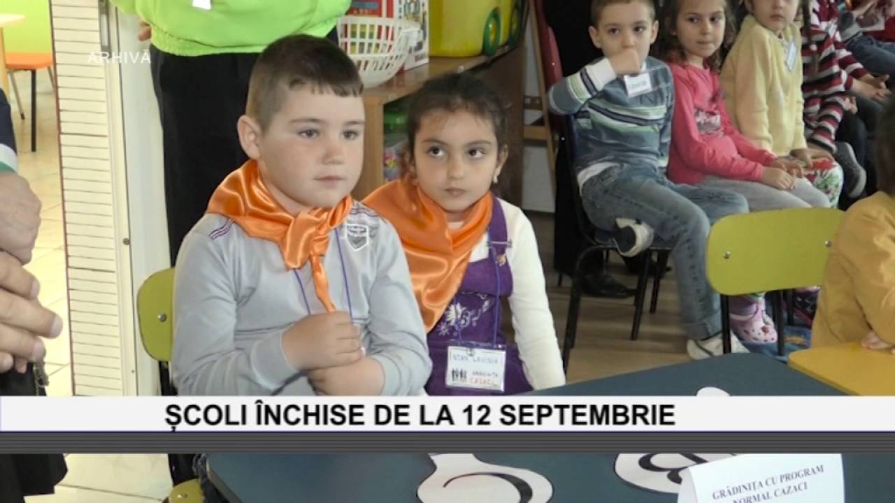 Scoli inchise de la 12 septembrie - www.columnatv.ro