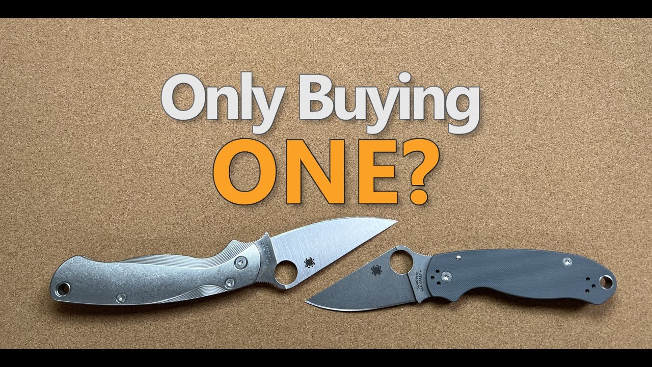 Spyderco Comparison: Para 3 vs Paramilitary 2, EDC Kings