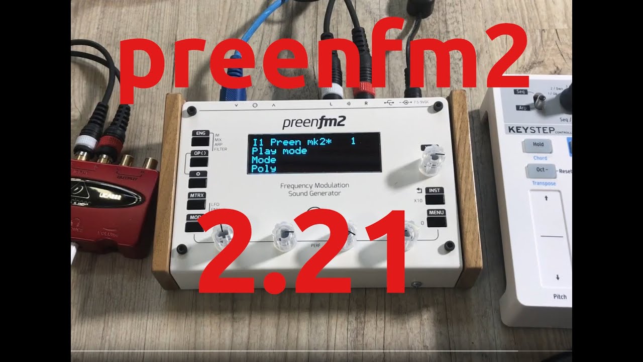preenfm2 firmware 2.21