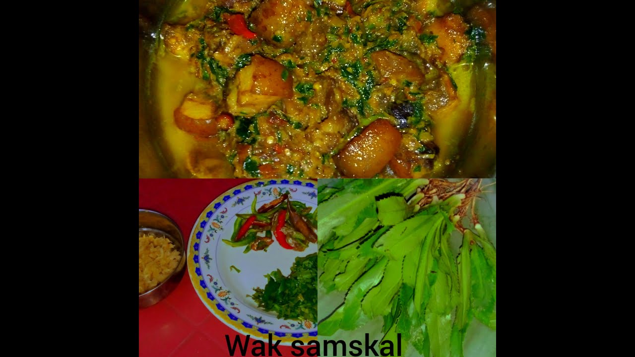 Wak Ming samskal kapa pork with culantro leaves simple curry