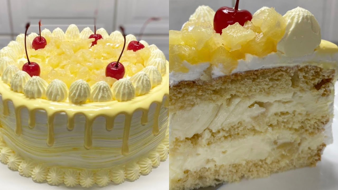 O CLÁSSICO BOLO DE ANIVERSÁRIO CREME BELGA C/ ABACAXI | VENDO MUITO ESSE RECHEIO