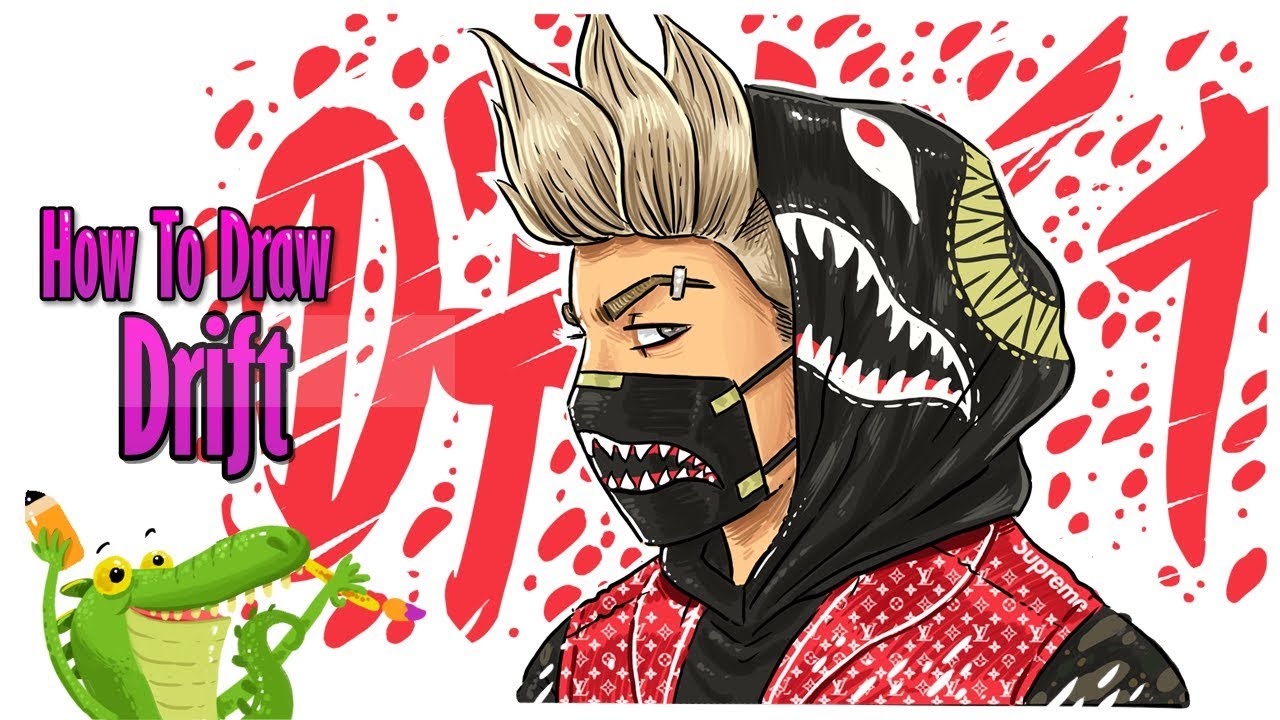 How To Draw Drift Supreme Fortnite step by step