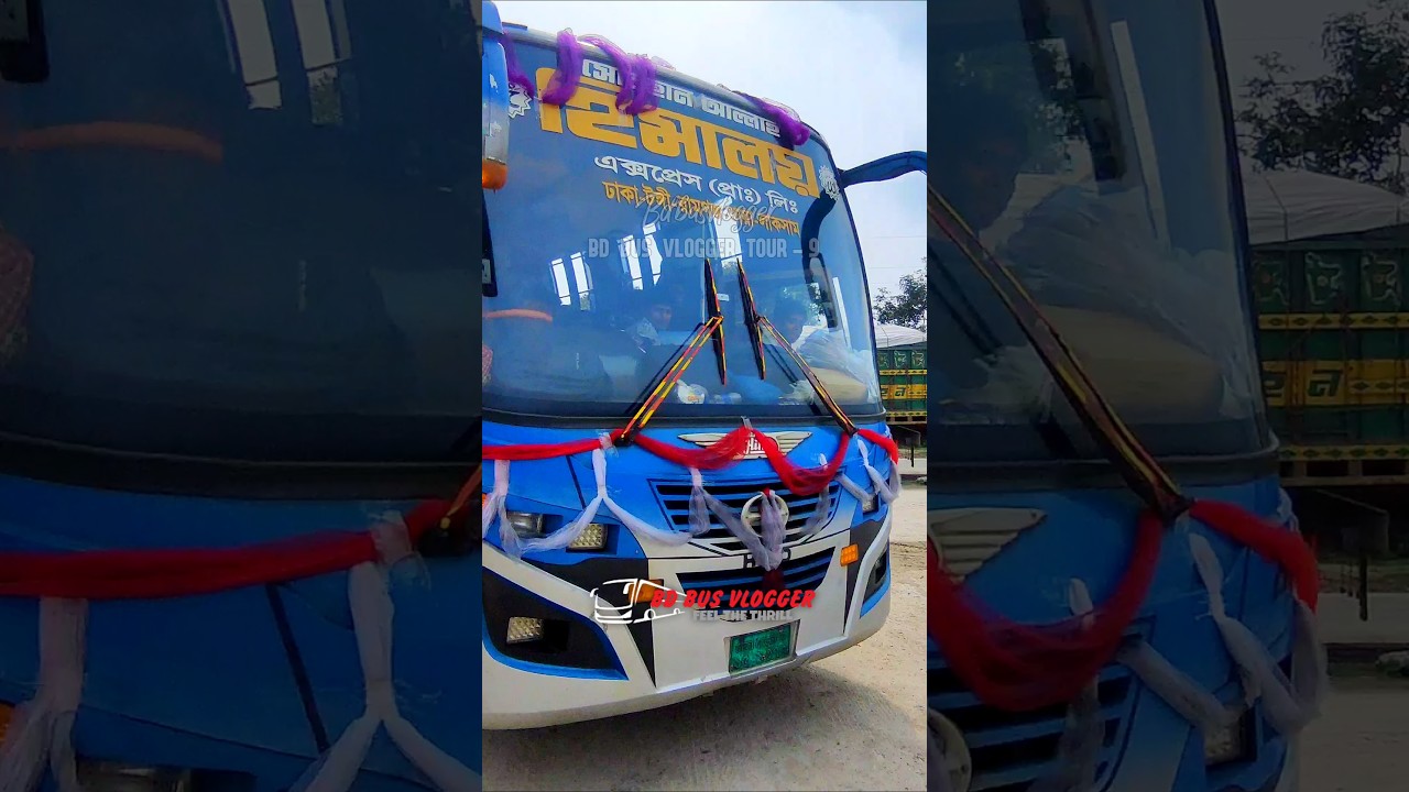 Himaloy Express X BDBV On Fire 💥 // BD BUS VLOGGER