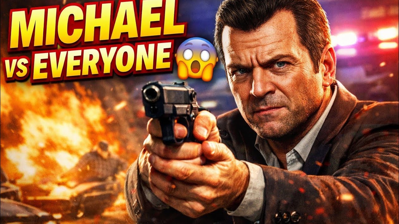 GTA 5 Fight |Michael vs Everyone| Ultimate Survival Battle in Los Santos! 💥🔥| Viral game 
