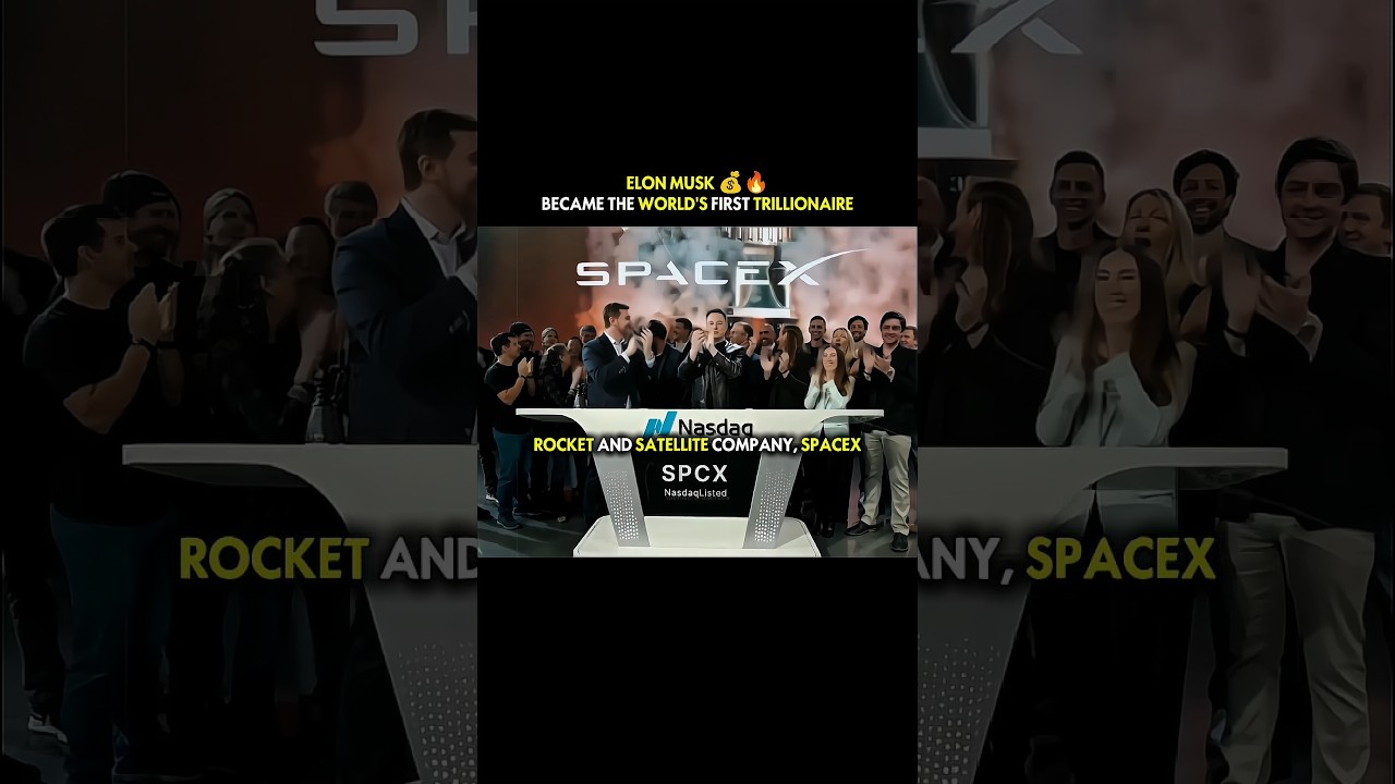 Elon Musk: The First Trillionaire? SpaceX IPO Changes Everything 🚀💰 #ElonMusk #SpaceX #Trillionaire