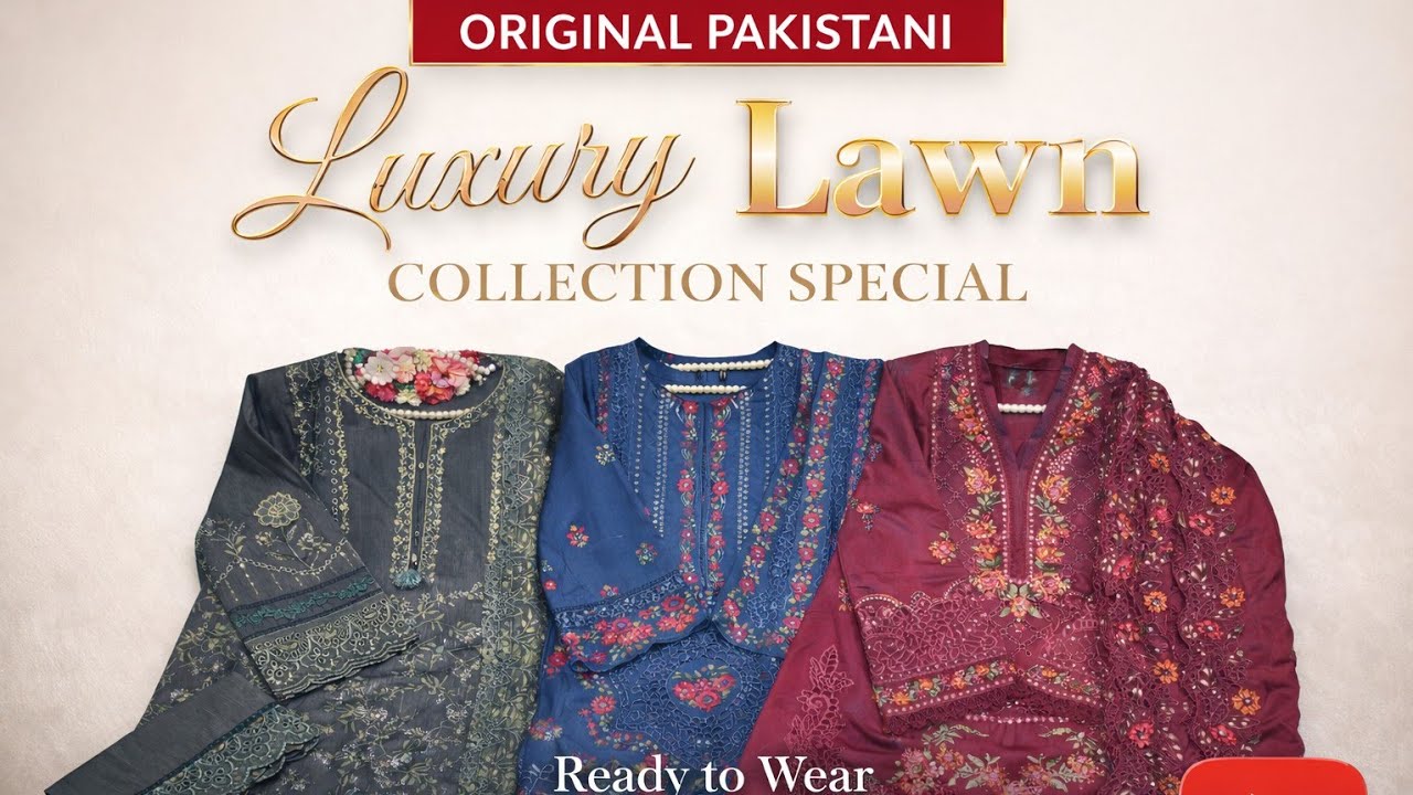 ORIGINAL PAKISTANI LAWN COLLECTION 🤩|| LUXURY COLLECTION|| EID SPECIAL 🌙|| 9990677820