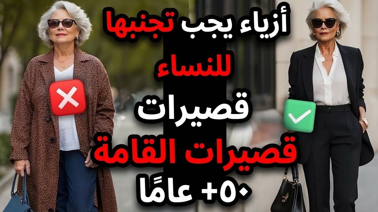 15 خطأً في الموضة يجب على النساء قصيرات القامة بعد سن الخمسين تجنبها!