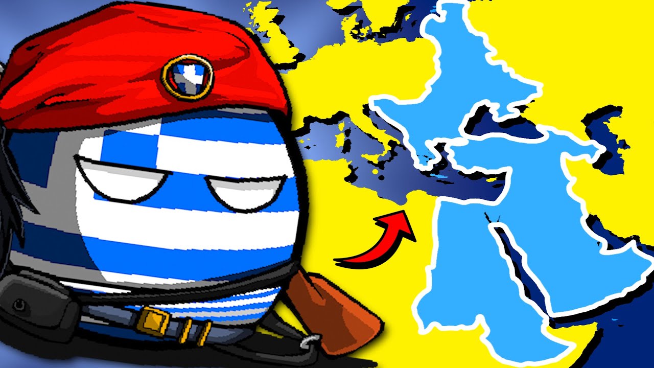 I Created A GREEK Empire for Greece... (Countryball Game)