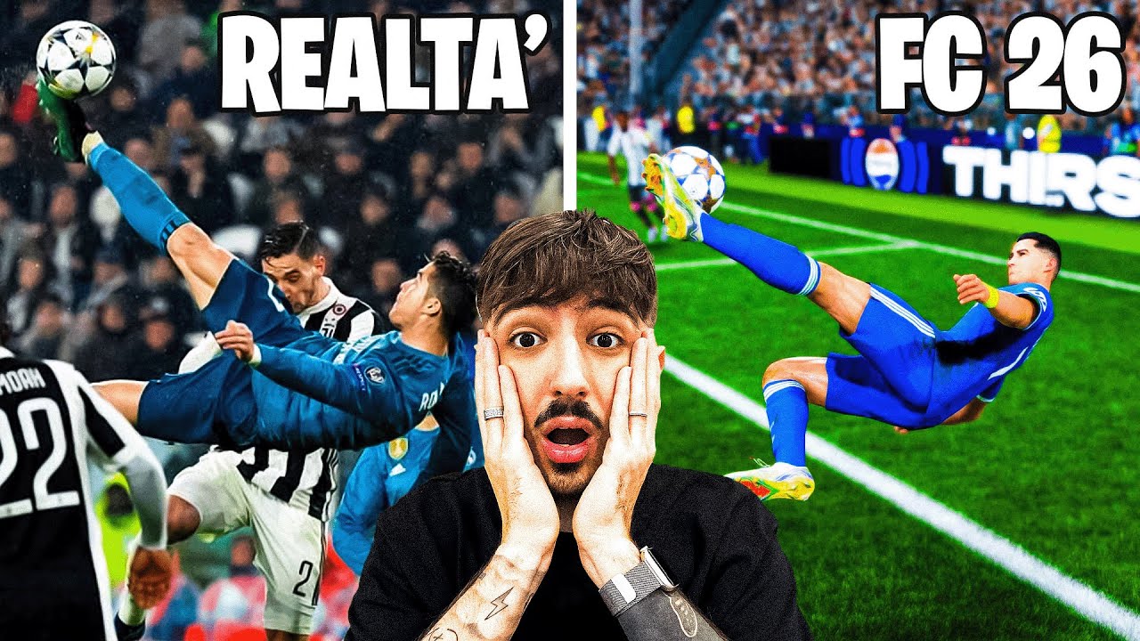 RICREO I MIGLIORI GOL della CARRIERA DI CRISTIANO RONALDO su FC 26!