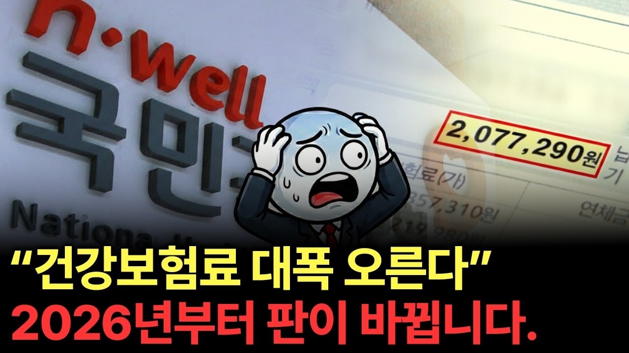 2026 건강보험 대개편⚠️ 은퇴 후 보험료 폭탄 피하는 3단계 전략 (피부양자 탈락 기준 총정리)