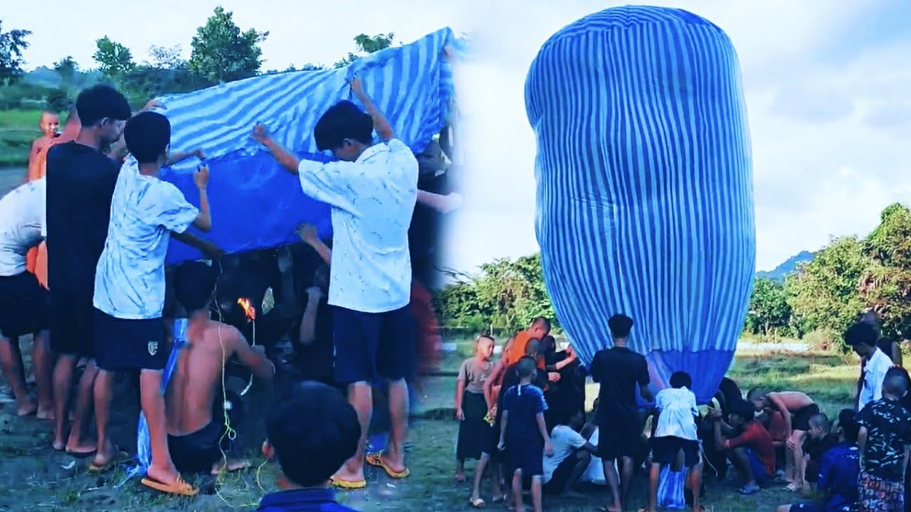โคมลอย เมียนมา/ ဖုဳံခ္ုလိုဝ္ မီးပုံး EP.3