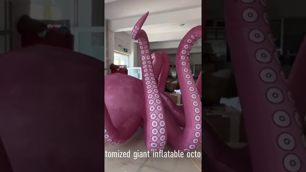 Customized advertising giant inflatable octopus,please contact us for details and questions