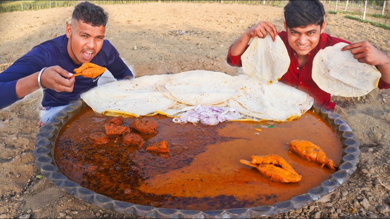 सबसे बड़ी Street Chaap Thali Eating Challenge | World's Biggest Street Chaap | 10,000 Calorie Thali