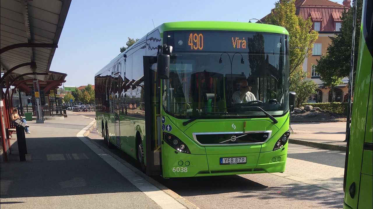 Linje 490 från Katrineholm Centralstation till Skogskyrkogården