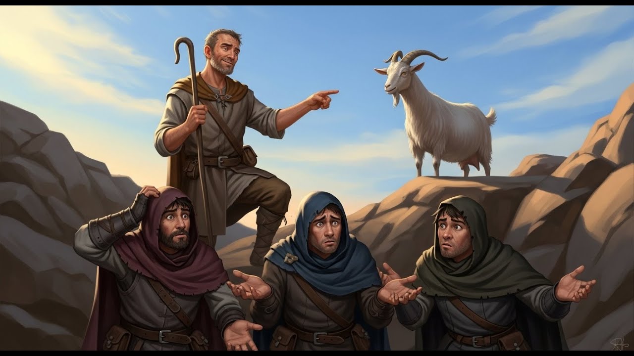 قصة الراعي وعنزته الوحيدة وحيلة اللصوص!!....لن يخطر في بالك ما فعله الراعي!! قصة لم تروى بعد.