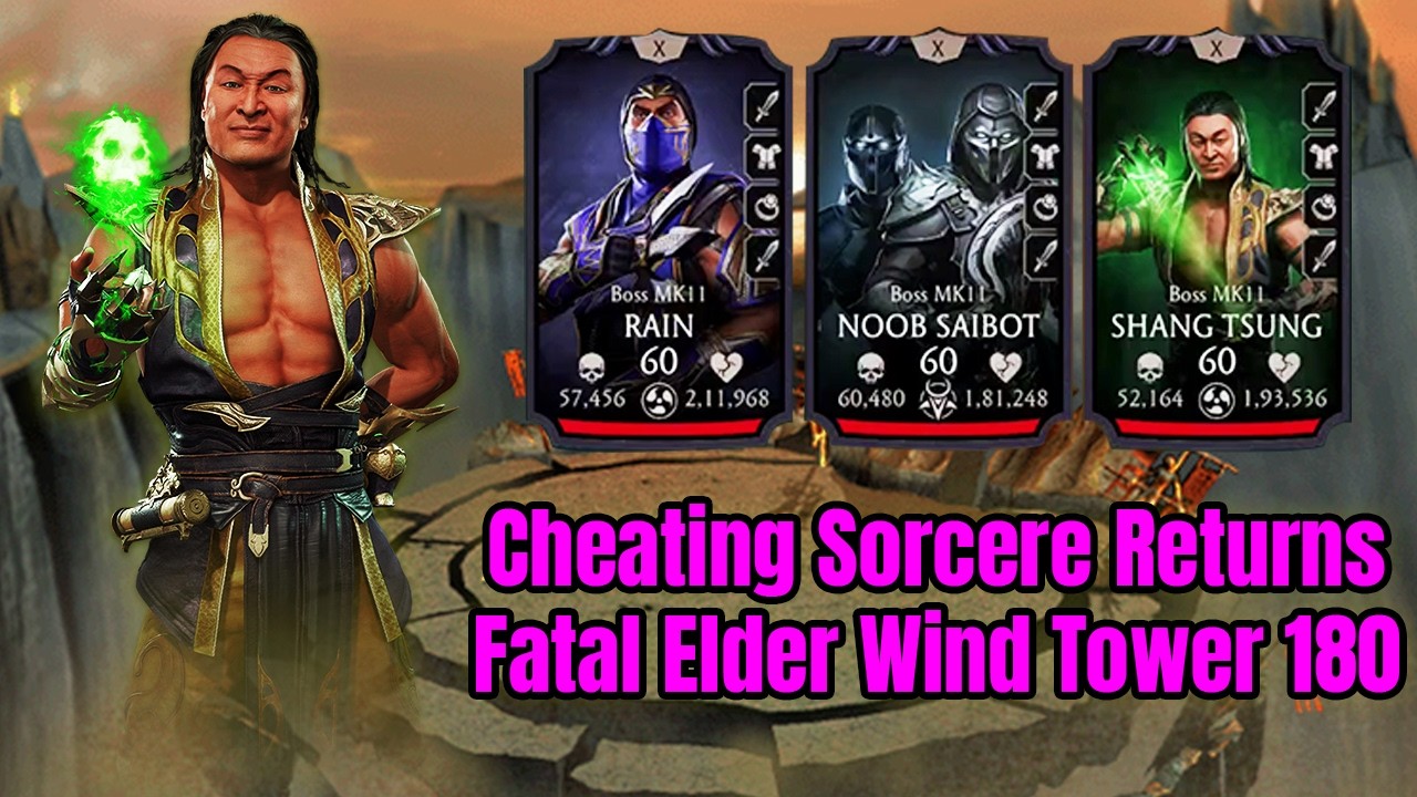 Fatal Elder Wind Tower Boss 180 New Strategy | MK Mobile 7.1.1