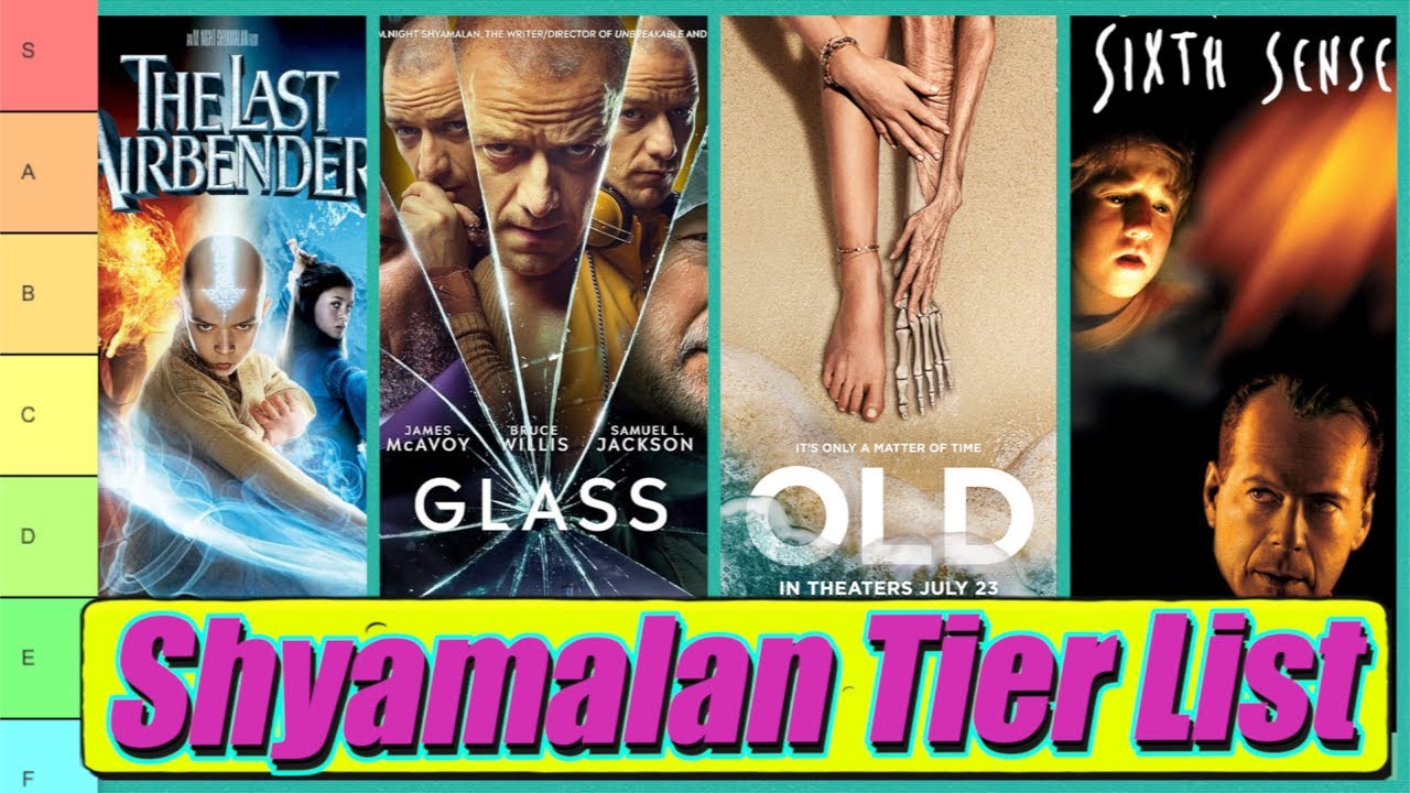 M. Night Shyamalan Tier List | Movies Ranked w/ OLD