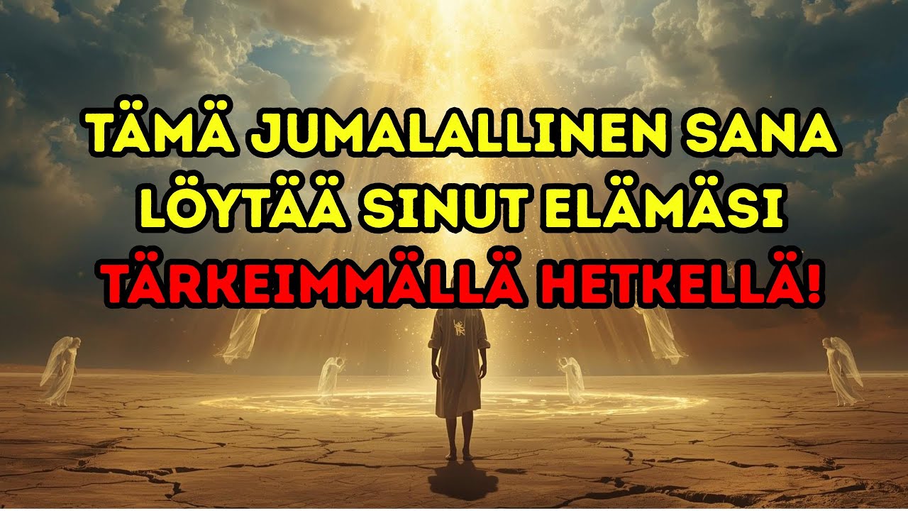 Tämä jumalallinen sana löytää sinut elämäsi tärkeimmällä hetkellä!