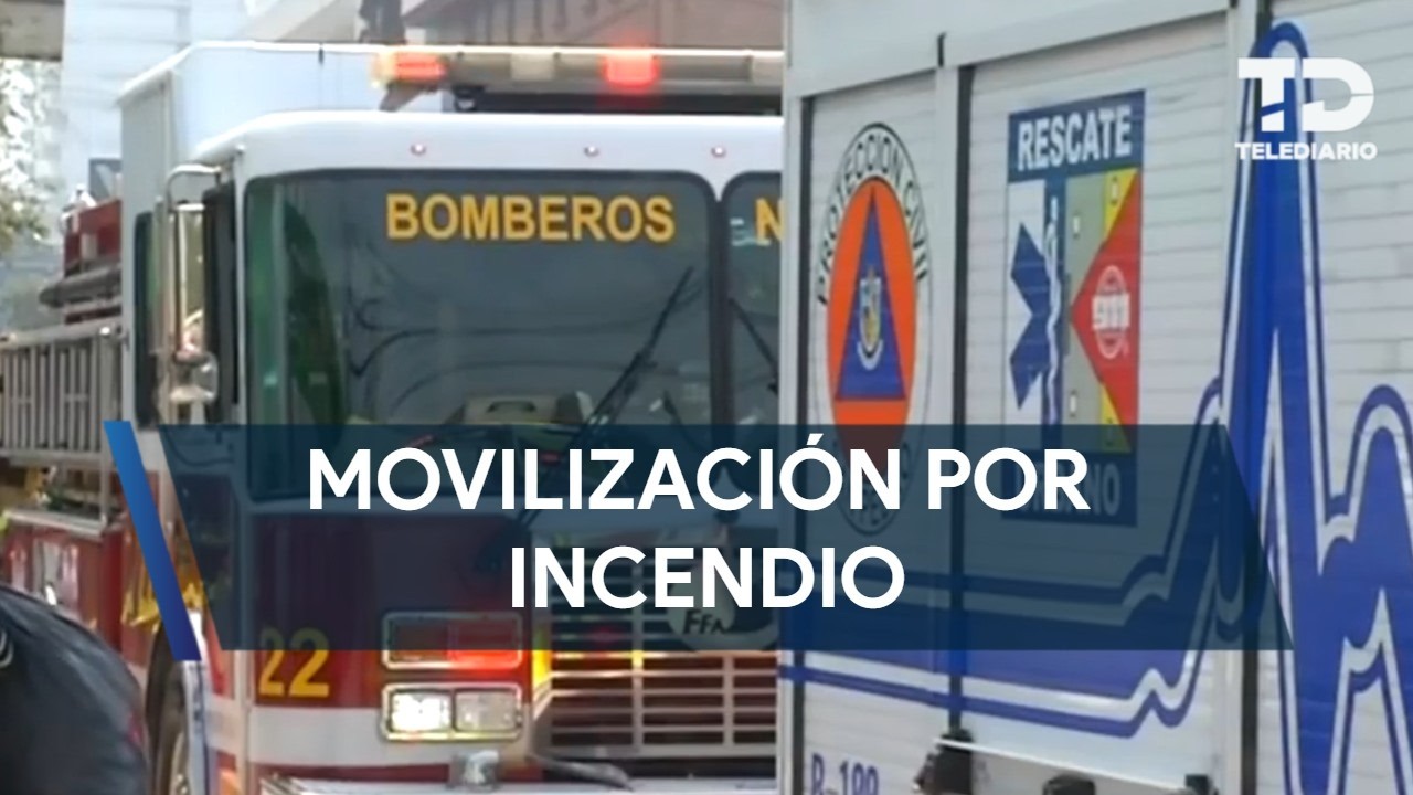 Incendio provoca movilización en la avenida Vasconcelos en San Pedro