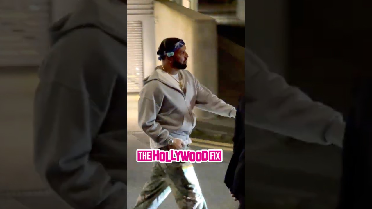 Drake Exits Louis Restaurant At 1:30 A.M. With Heavy Security In Manchester, United Kingdom