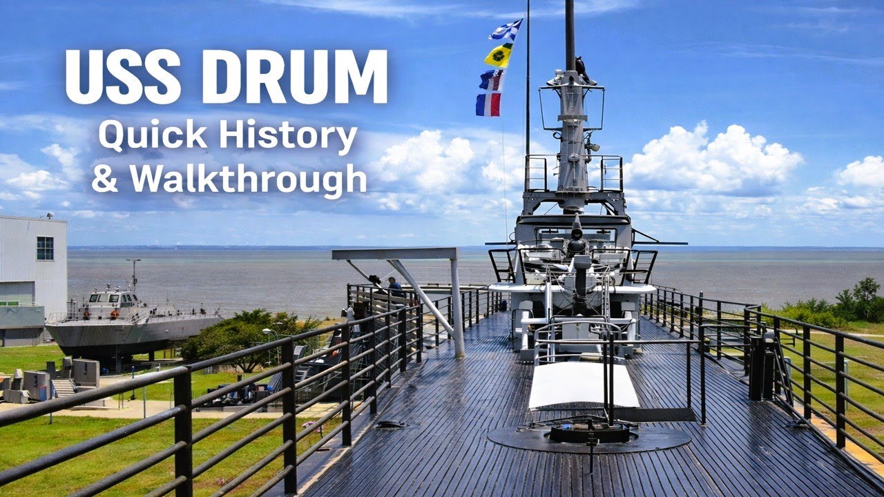 Inside USS Drum | WWII Submarine History & Walkthrough