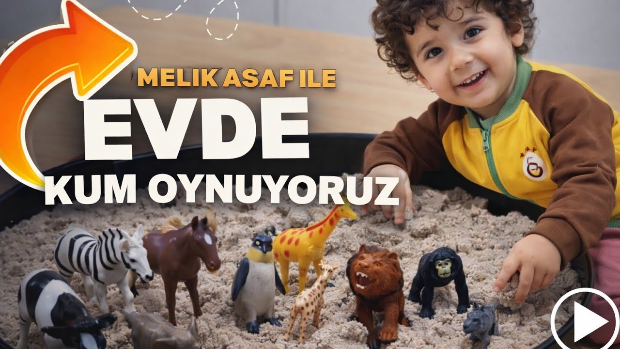 Dev Kinetik Kum Havuzunda Hayvanları Buluyoruz! 🚜 İş Makineleri ve Eğlence