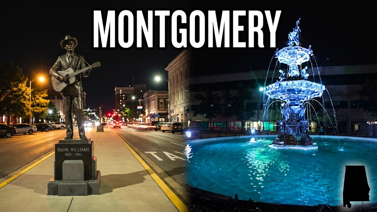 Downtown Montgomery, Alabama: Night Walk