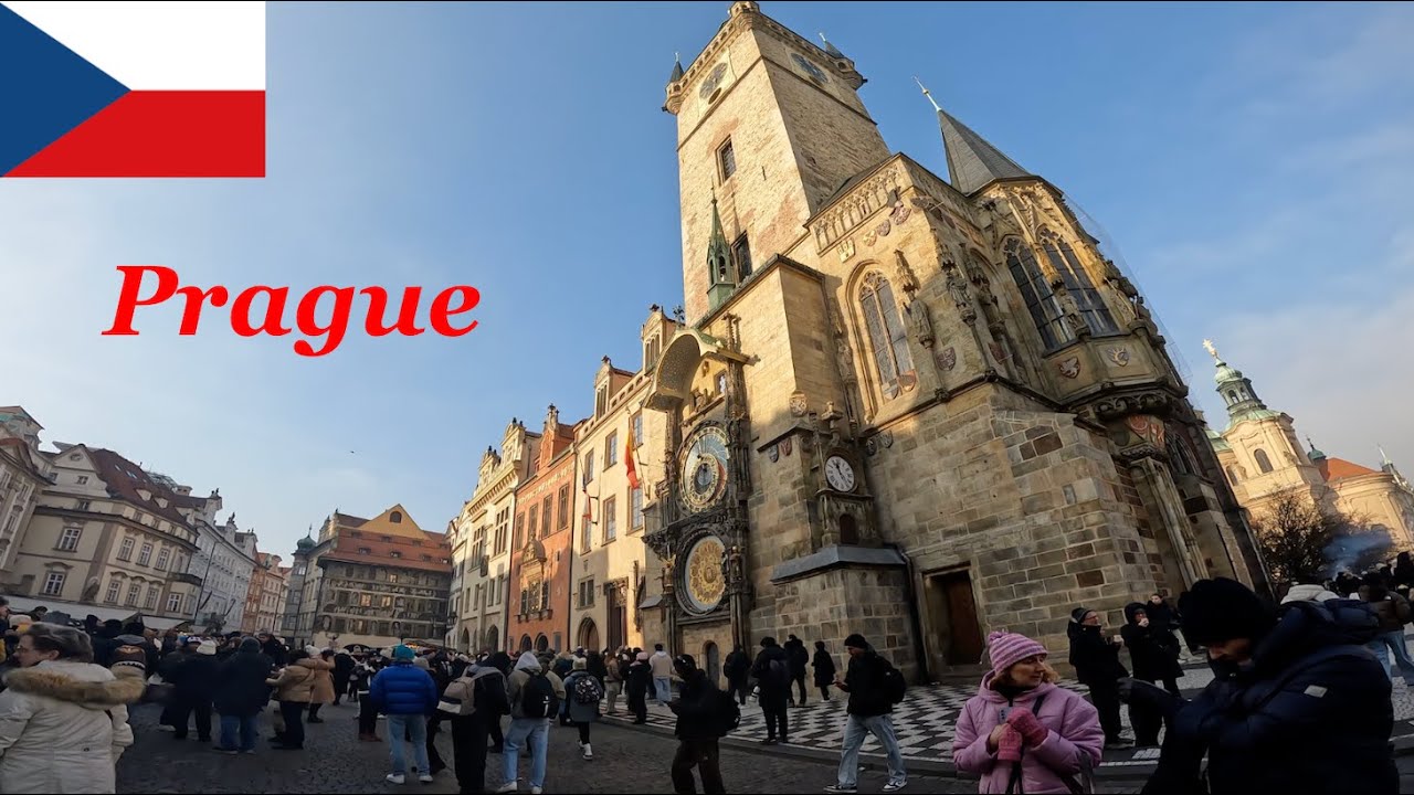 Prague 2025 4K Walking Tour | Old Town Square to the Castle