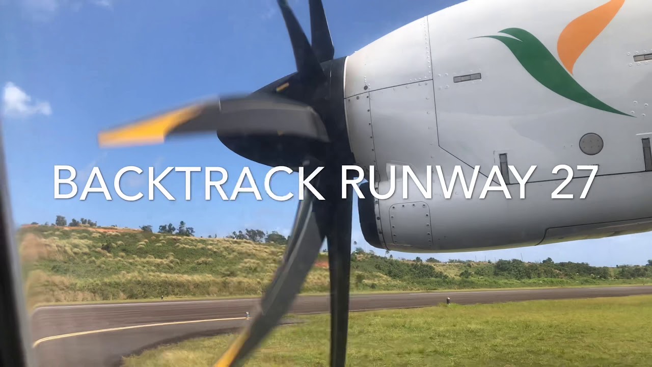 Air Antilles  [HD] ATR 42-600 || Dominica-Sint Maarten || Departure ✈️