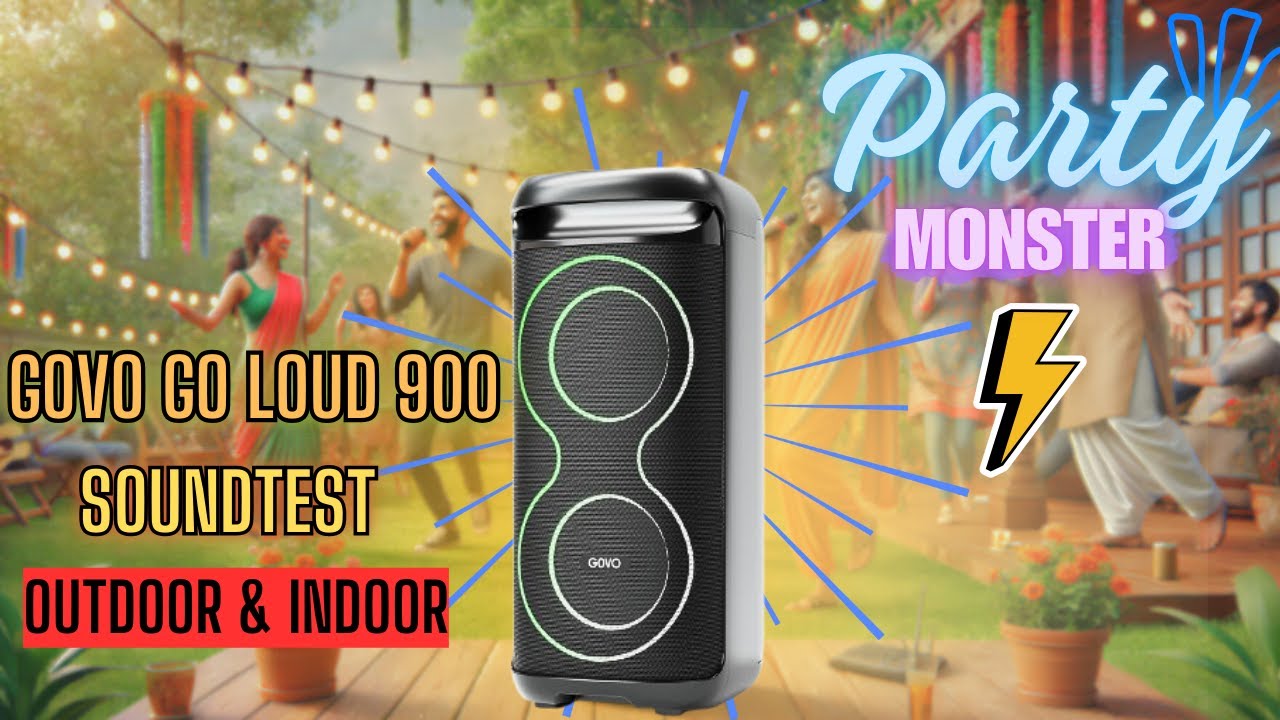 GOVO Go loud 900 200W Unboxing Soundest & Full Review - Best Party Speaker Under 10000 2025