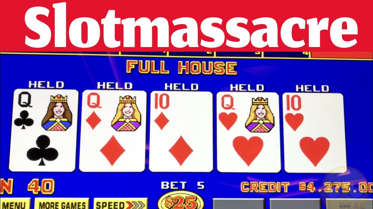 $125/bet Video Poker High Limit. 
