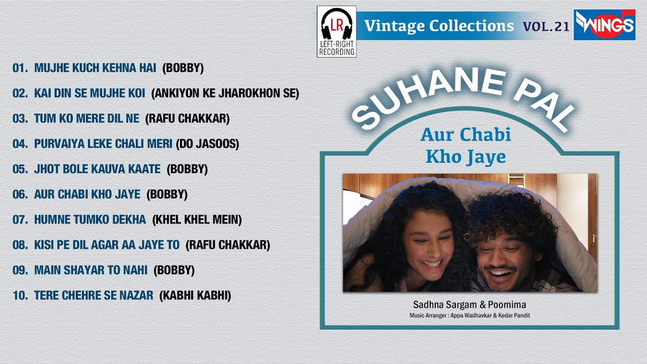 Suhane Pal Vol 21 | Left Right Songs | Shailnedra Singh Sadhana Sargam | सुहाने पल 21 | @WingsMusic
