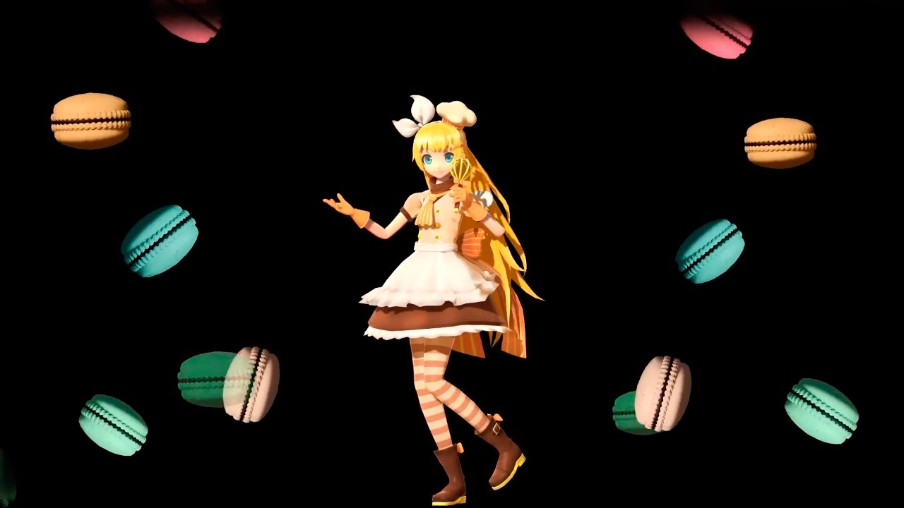 MMD Hologram Ready - Vocaloid Brasil - Sweet Magic スイートマジック - Kagamine Rin 鏡音リン