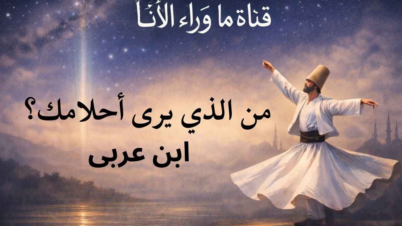 من الذي يرى أحلامك فعلًا؟ تفسير ابن عربي الذي سيغيّر فهمك للنوم والوعي