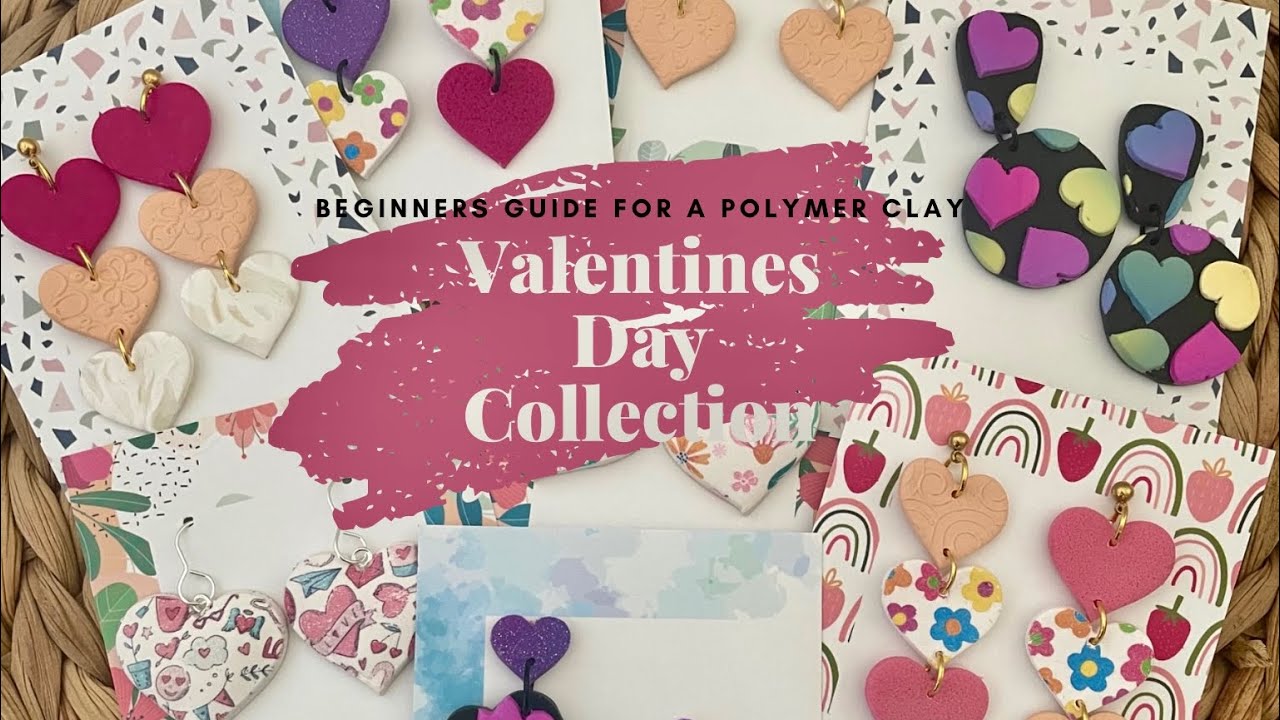 Simple Valentines Themed Earrings for you to make! | Polymer Clay | DIY