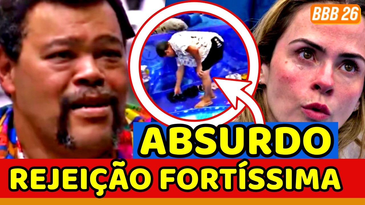 🚨⚠️BBB26 AGORA! ELIMINAÇÃO de BABU REJEITADO e REAÇÃO DA CASA CHOCA; CHAY SURTA e MILENA FAZ PIOR