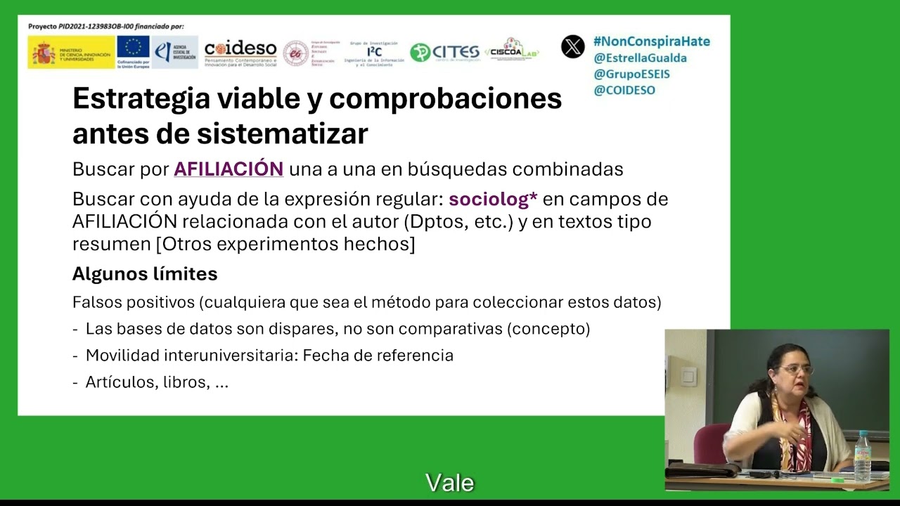 Estrella Gualda. Investigar las comunidades y escuelas de investigación sociológica