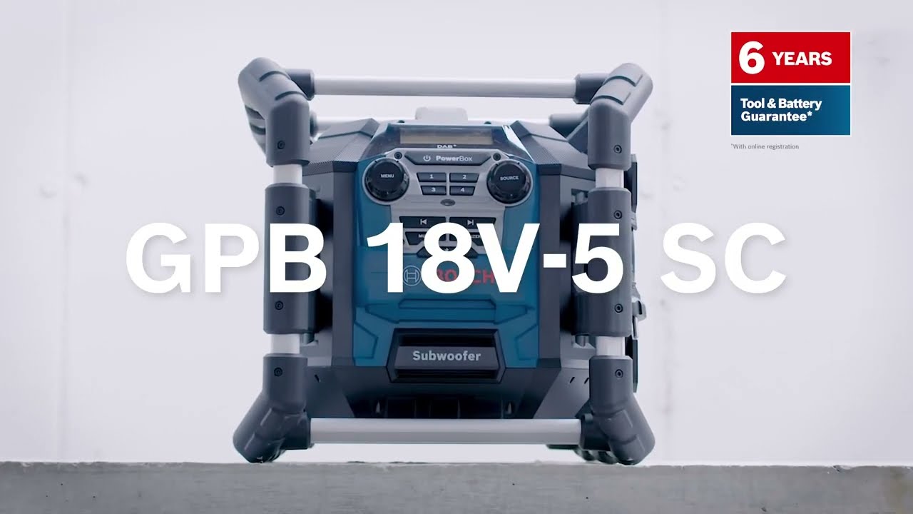 Bosch Radio: GPB 18V-5 SC Professional